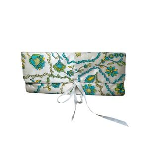 3/$20 Vinyl Floral Print Foldable Glove/Lingerie Travel Organizer Case Orgaizer